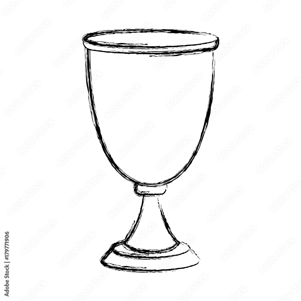 Chalice cup symbol icon vector illustration graphic design Stock Vector