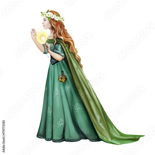 Vászonkép beautiful sorceress