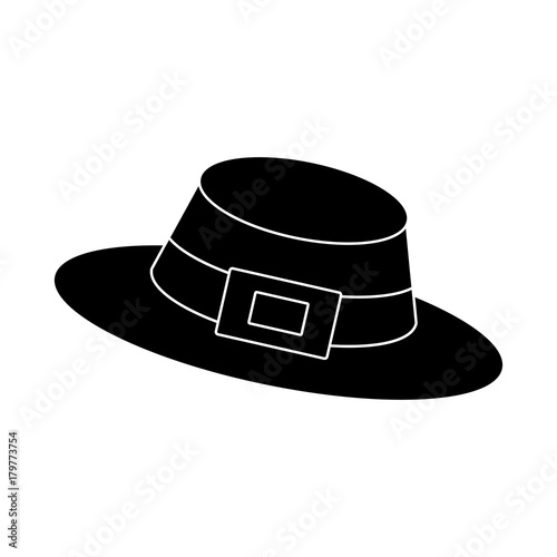 Vintage hat male icon vector illustration graphic design