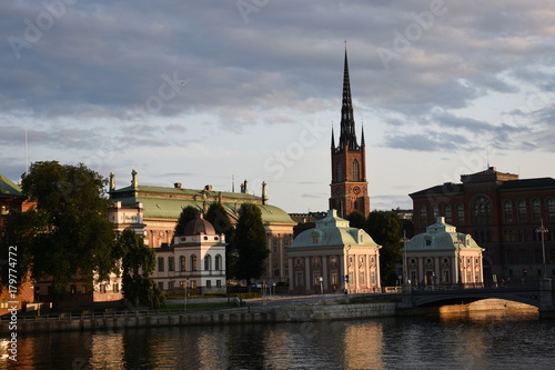 Schweden, Stockholm, Kirche, Riddarholmen, Ryddarholmskyrkan, Begräbniskirche, königlich, königliche Begräbniskirche, Insel, Mittelalter, Wahrzeichen, Gusseisen, gotisch photo