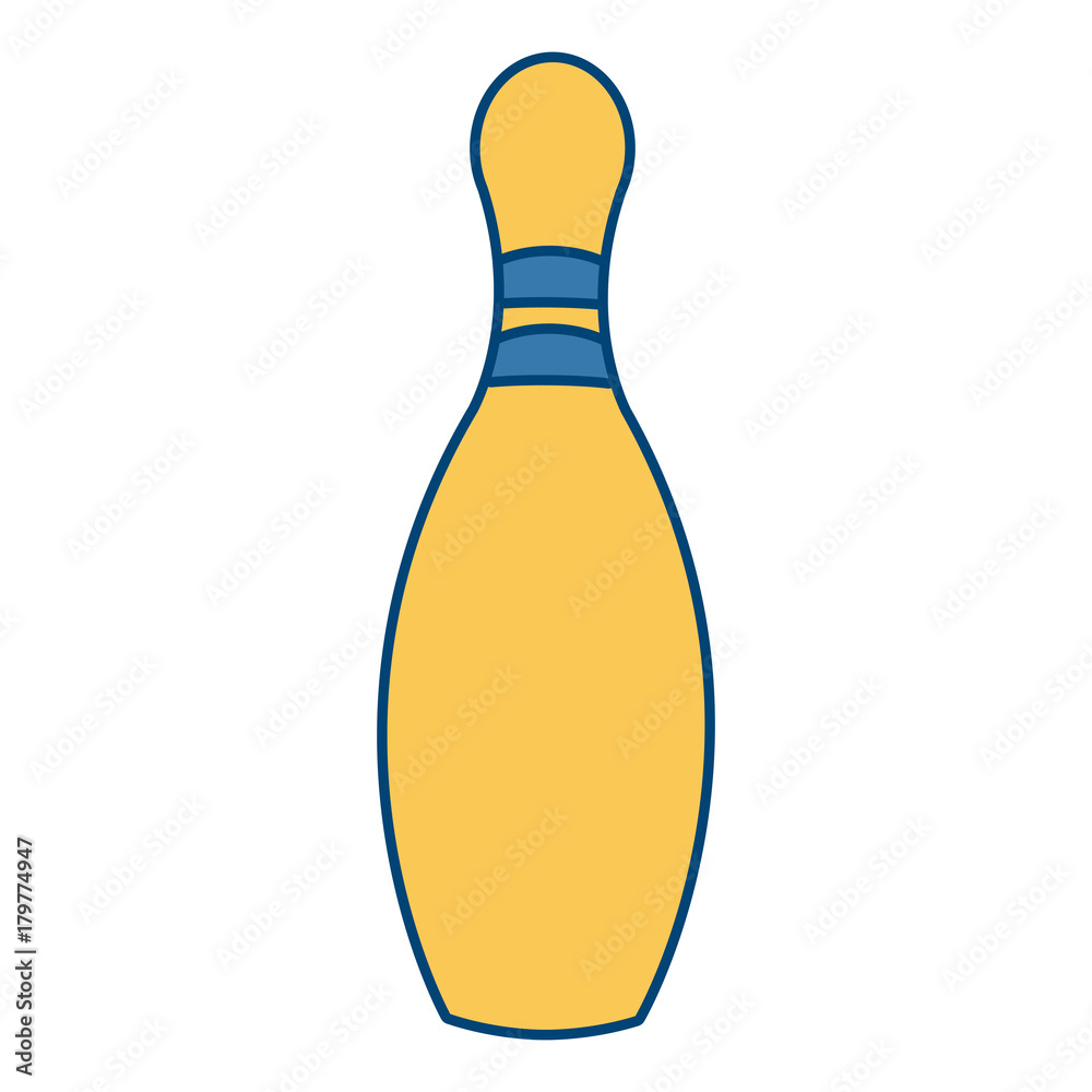 Bowling pin sport icon vector illustration graphic design Bowling pin sport icon vector illustration graphic design