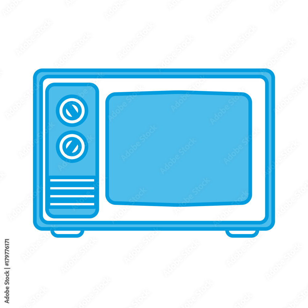Old tv technology icon vector illustration graphic design Old tv technology icon vector illustration graphic design