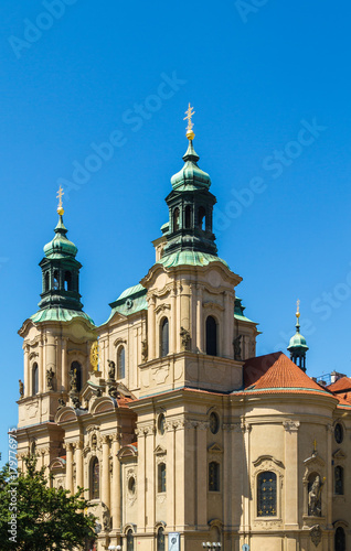 Prague: St. Nicholas church and Jan Hus memorial
