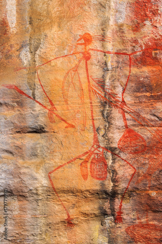 Aboriginal Rock Art, Ubirr Region, Kakadu NP. photo