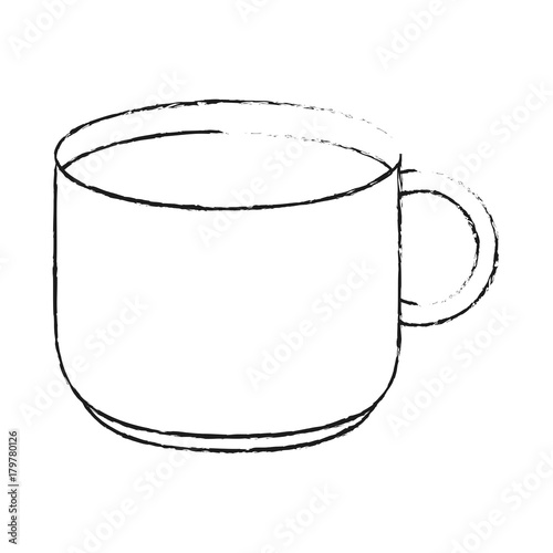 Hot coffee cup icon vector illustration graphic design
