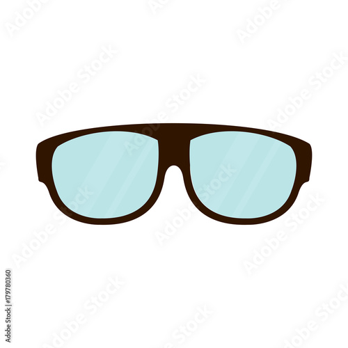 Fashion lens glasses icon vector illustration graphic design