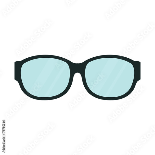 Fashion lens glasses icon vector illustration graphic design