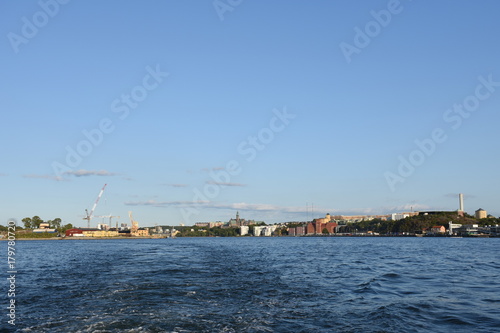 Stockholm, Gröna Lund, Vergnügungspark, Halbinsel, Tivoli, Gröna Lunds Tivoli, Djurgården, Fjord, Strömen, Strömmen, Ladugårdslandsviken, Wasser photo