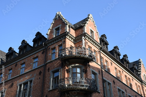 Stockholm, Gamla Stan, Stadtzentrum, Zentrum Altstadt, Riddarholmen, Gasse, Haus, Bürgerhaus, Stadtplatz, Fenster, Tradition, Södermalm, Norrmalm, Stadsholmen photo