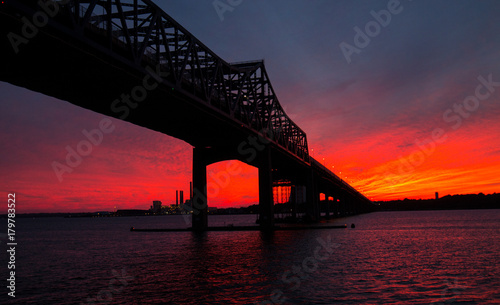 braga bridge at sunset
