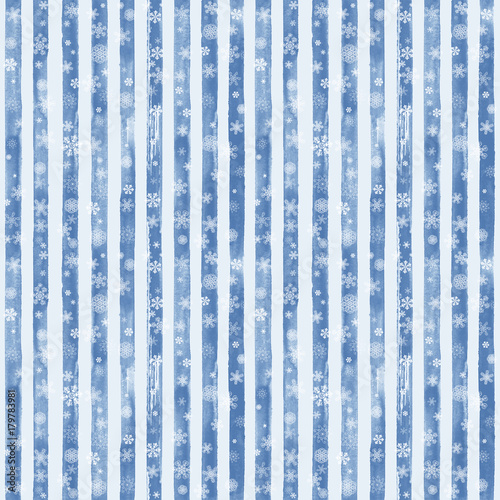 Abstract winter blue backgr...