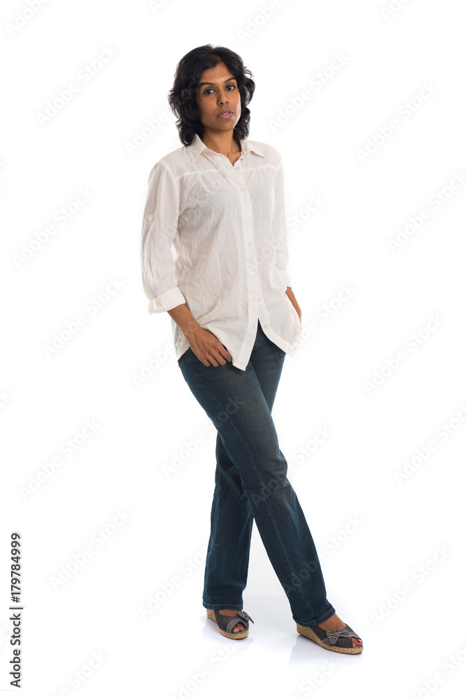 casual indian female casual indian female