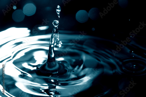 Water splash / Water is a transparent and nearly colorless chemical substance that is the main constituent of Earth's streams, lakes, and oceans, and the fluids of most living organisms