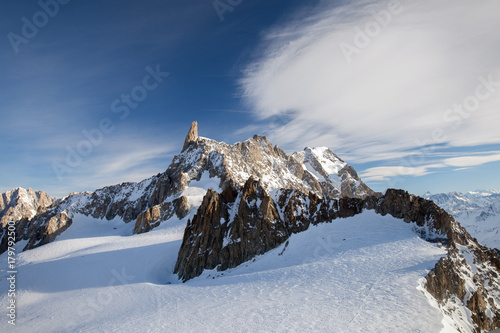 Dent du Geant, Mont Blanc massif, Italy