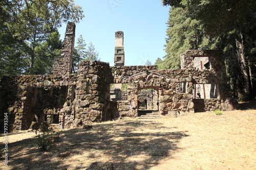 Jack London's Wolf House in Glen Ellen, California