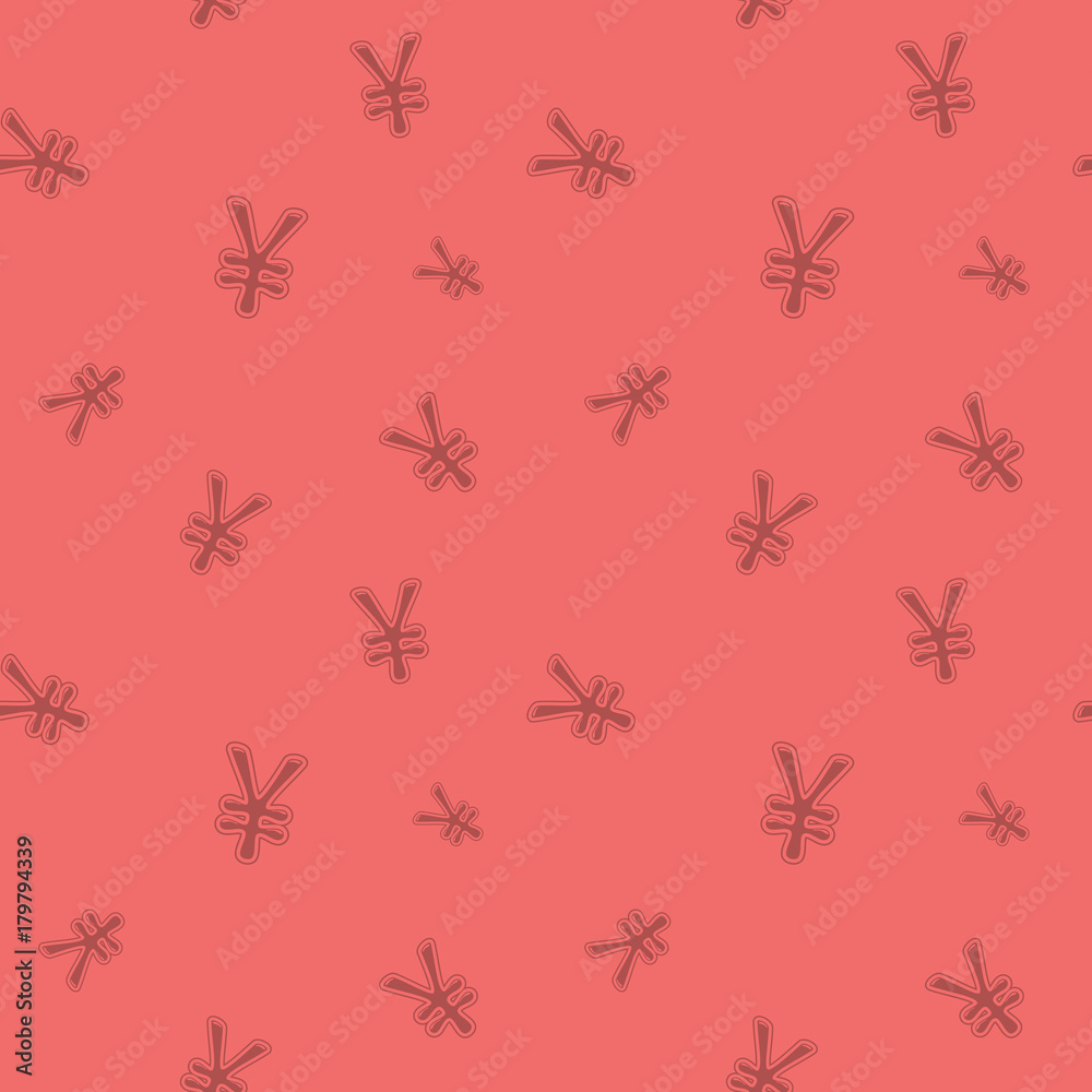 Yen Currency Sign Seamless Money Pattern Yen Currency Sign Seamless Money Pattern