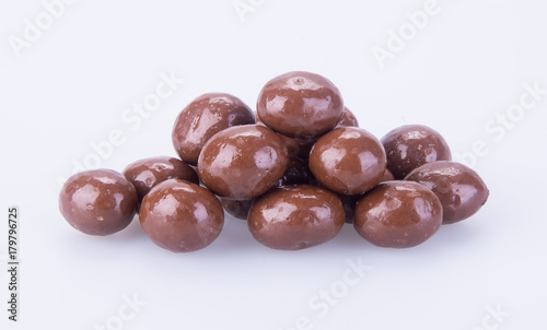 chocolate balls. chocolate balls on a background