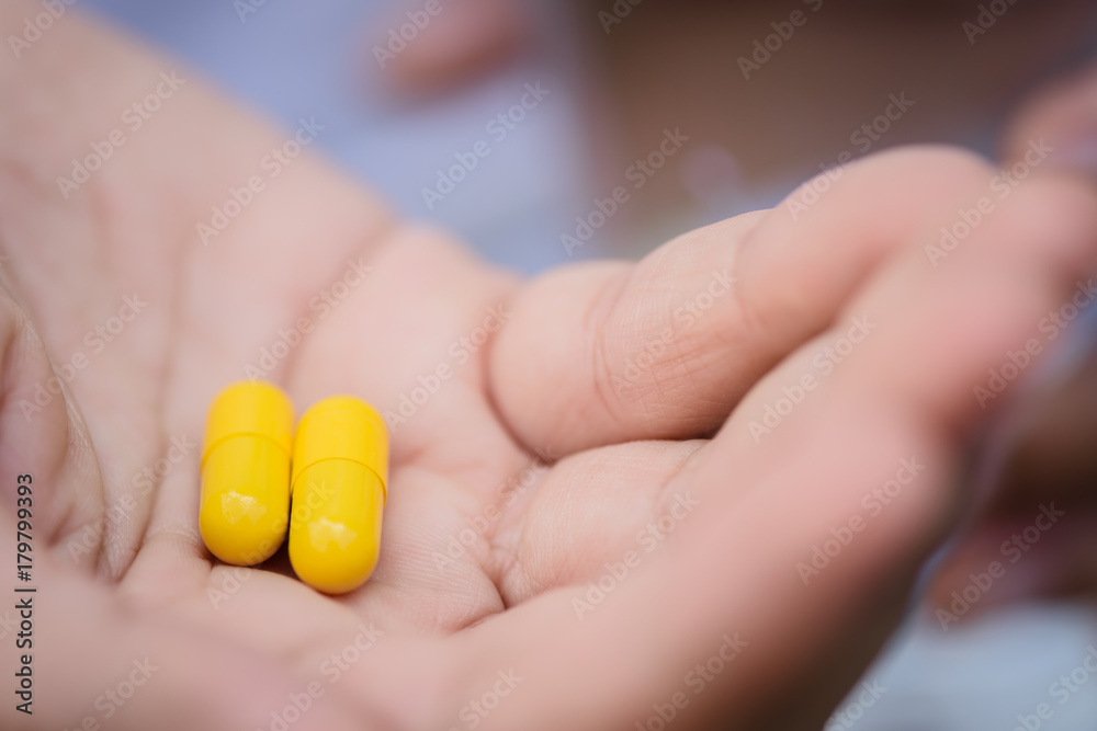 Close up of woman taking in pill, Medicine, health care and people concept. Close up of woman taking in pill, Medicine, health care and people concept.