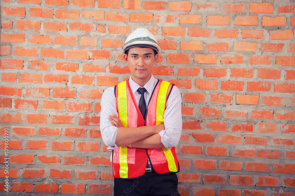 engineering man Worker in a construction site engineering man Worker in a construction site