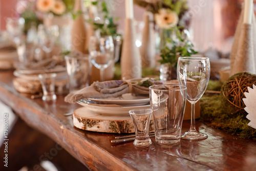 wedding table decor