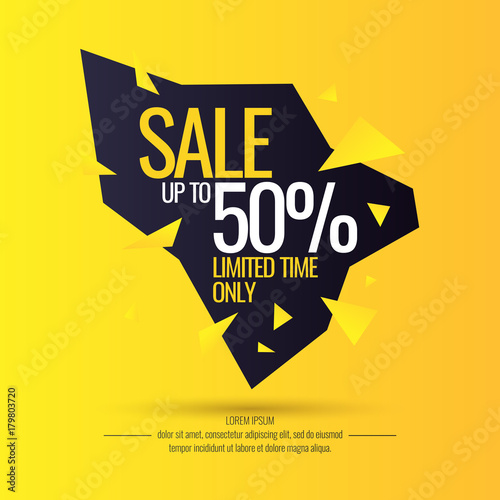 Original sale poster for discount.