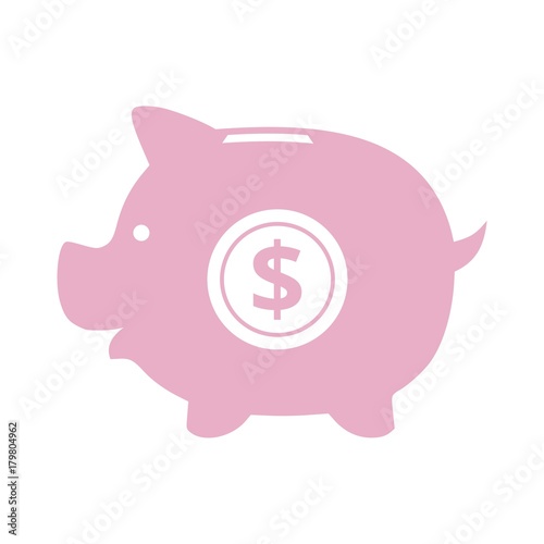 Piggy bank icon