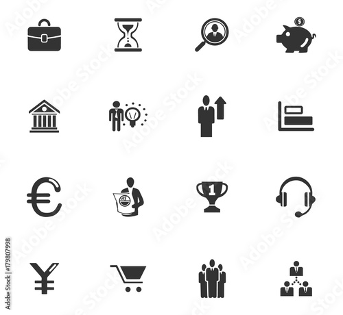 Business icons set