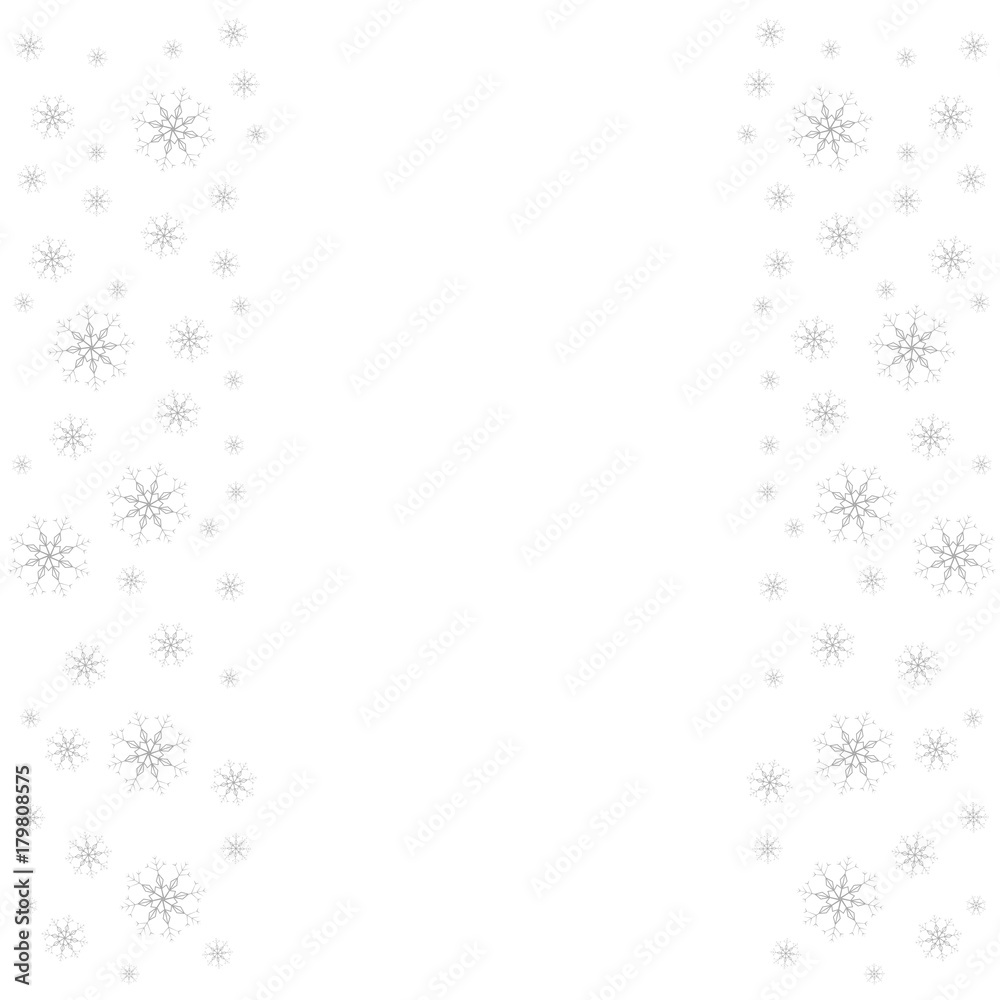 Festive frame with snowflakes on a white background. For posters, postcards, greeting for Christmas, new year. Festive frame with snowflakes on a white background. For posters, postcards, greeting for Christmas, new year.