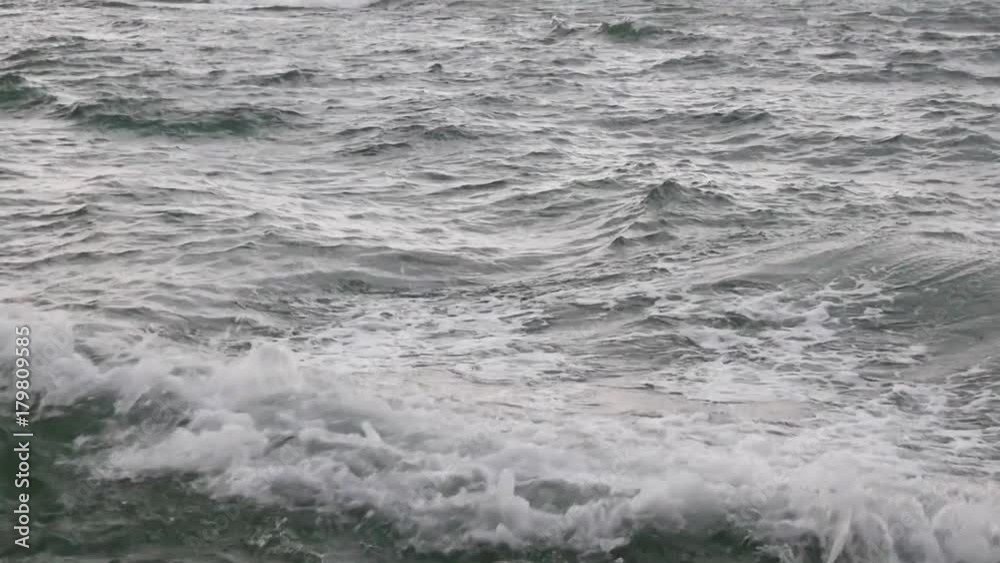 Ocean water with small waves Ocean water with small waves