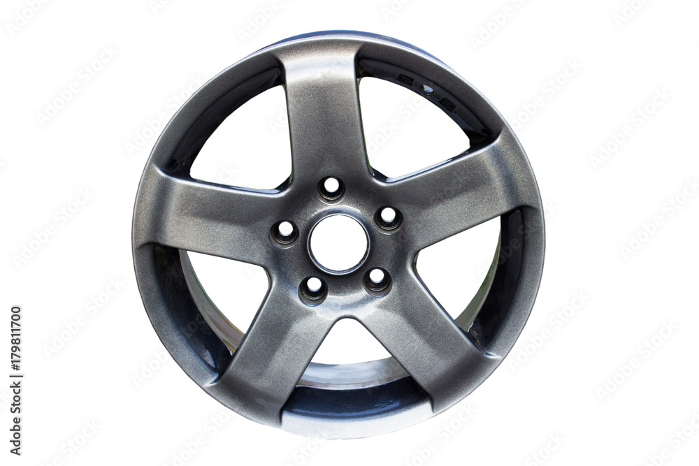 Obraz premium car disk/new car disk on a white background
