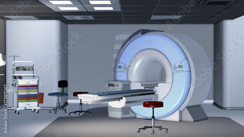 Moderner Raum zur Röntgendiagnostik