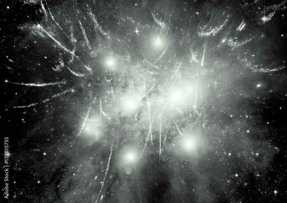 Fototapeta premium galaxy in a free space