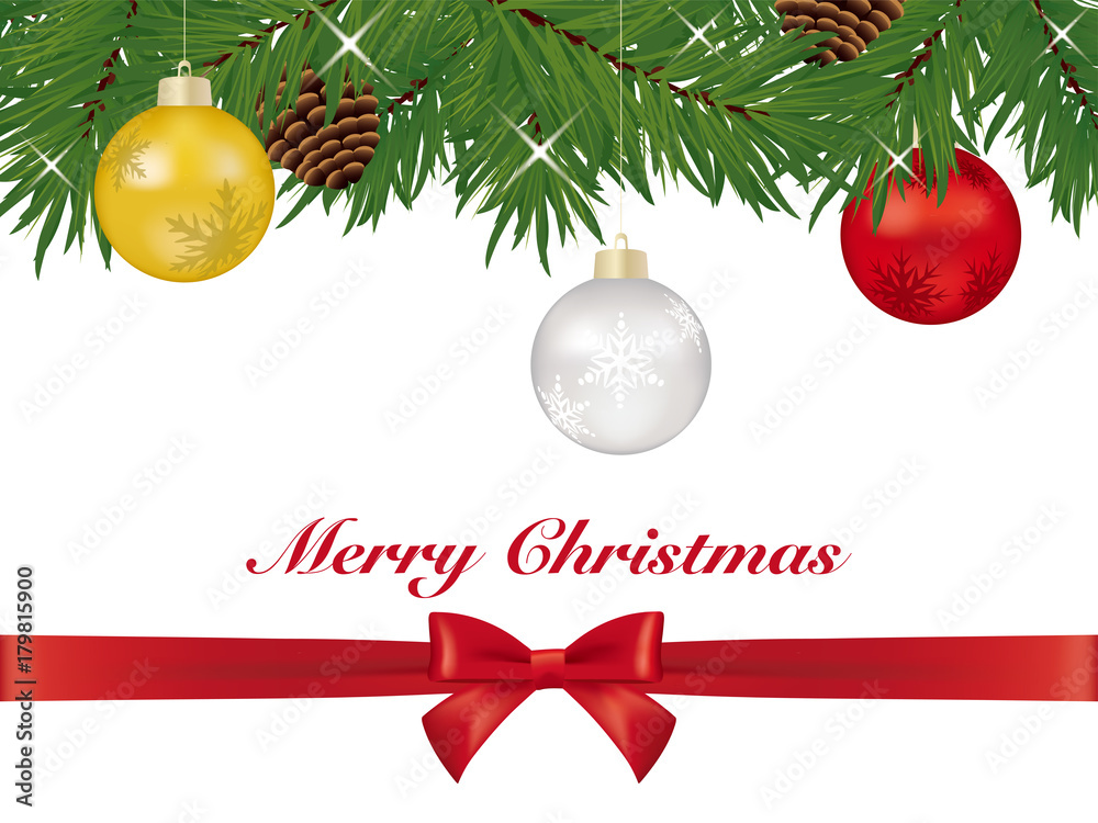 クリスマスオーナメントのフレーム素材 Stock Vector Adobe Stock クリスマスオーナメントのフレーム素材 Stock Vector Adobe Stock