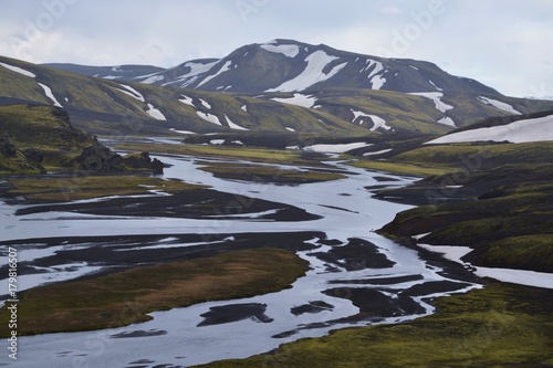 Glacier flood way