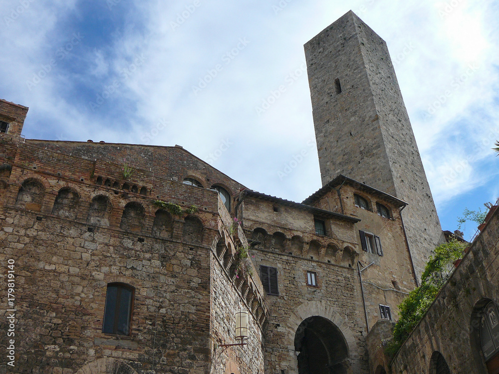 Obraz premium View of the city of San Gimignano