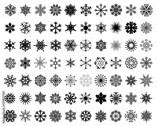 Schneeflockenset 70 Stk