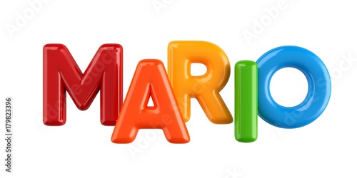 Bubbletext Name Mario