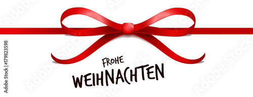 Schleife frohe Weihnachten