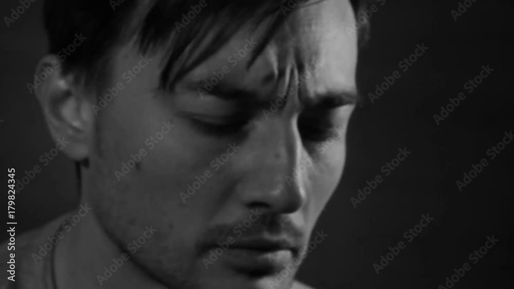 Man Eyes Close Up, Moving fast Man Eyes Close Up, Moving fast