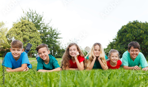 Group of Happy children