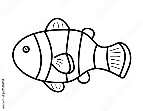 カクレクマノミ 線画 ツヤ Stock イラスト Adobe Stock カクレクマノミ 線画 ツヤ Stock イラスト Adobe Stock