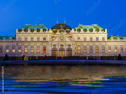 Palace Belvedere in Vienna Austria