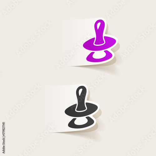 realistic design element: soother