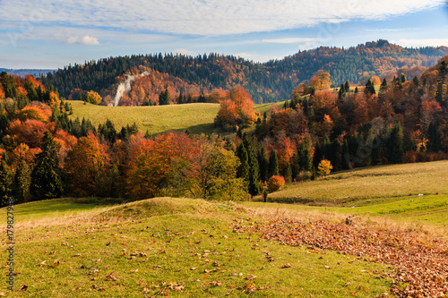 jesień w górach Pieniny © byfor
