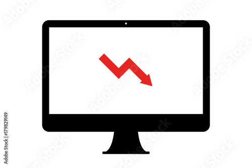 PC - Pfeil nach unten - Finanzen