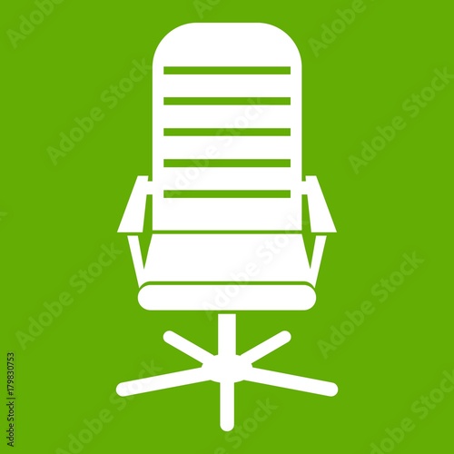 Office chair icon green