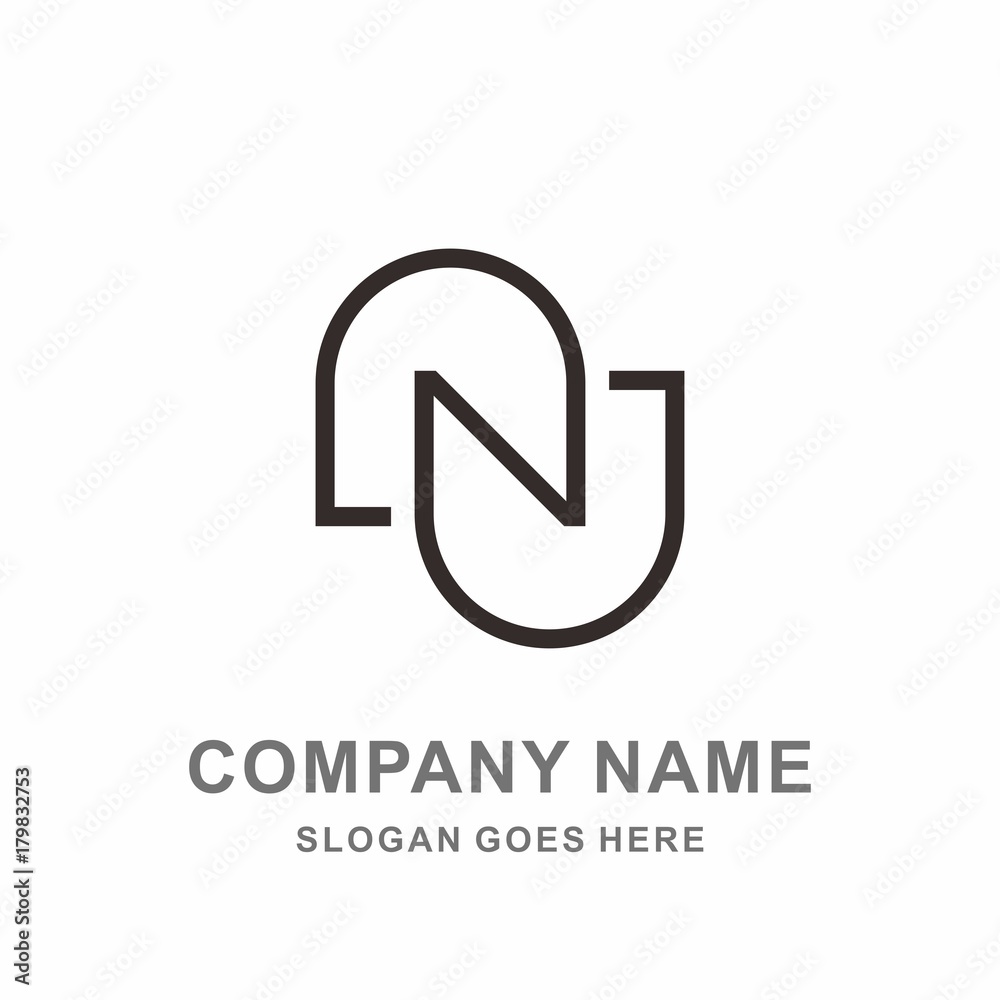 Monogram Letter N Geometric Square Circle Architecture Interior Construction Business Company Stock Vector Logo Design Template Monogram Letter N Geometric Square Circle Architecture Interior Construction Business Company Stock Vector Logo Design Template