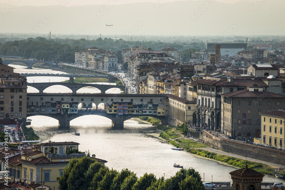 Naklejka premium Florence cityscape view