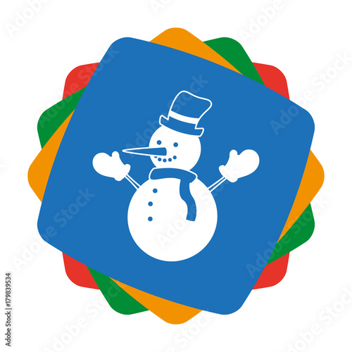 App Icon bunt - Schneemann