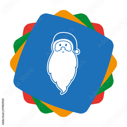 App Icon bunt - Weihnachtsmann - Kopf